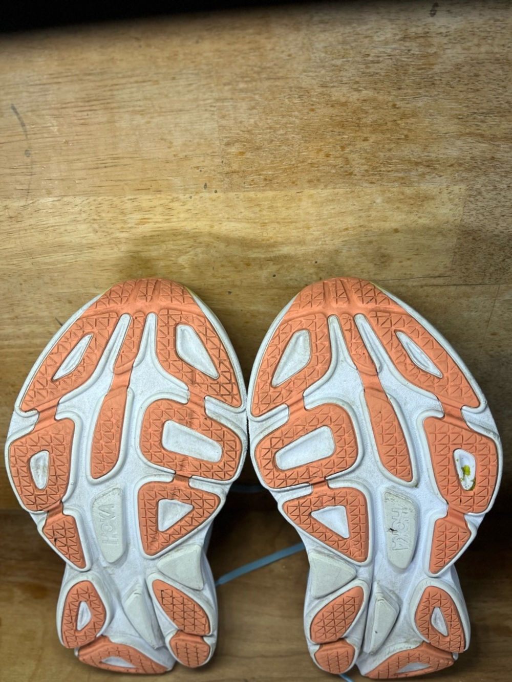 Hoka One One Bondi 8 Womens Size 9 Wide Running Shoes Sneakers Blue Yellow - Picture 12 of 14